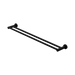 Nero Mecca Double Towel Rail 800mm - Matte Black