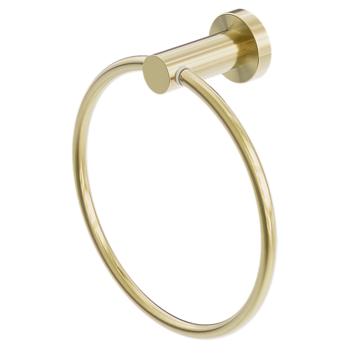 Nero Mecca Hand Towel Ring - Brushed Gold