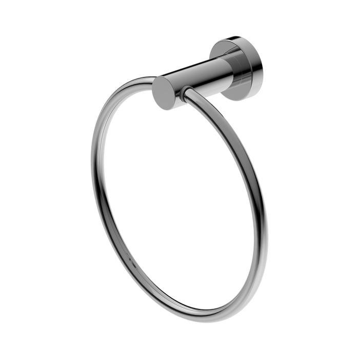 Nero Mecca Hand Towel Ring - Chrome