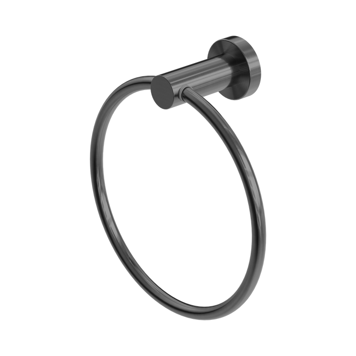 Nero Mecca Hand Towel Ring - Gun Metal