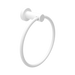 Nero Mecca Hand Towel Ring - Matte White