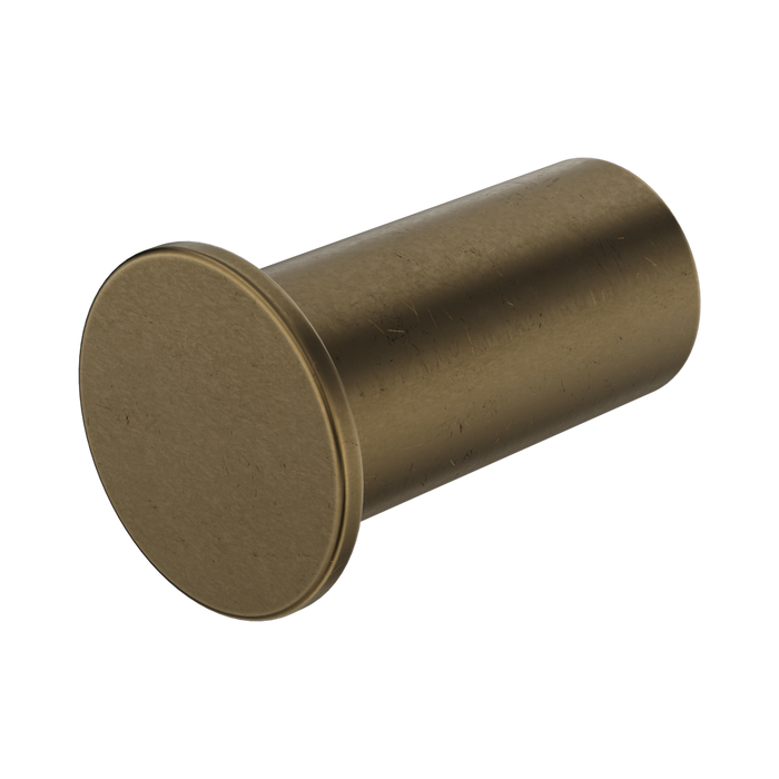 Nero Mecca Robe Hook Slim - Tumbled Antique Brass