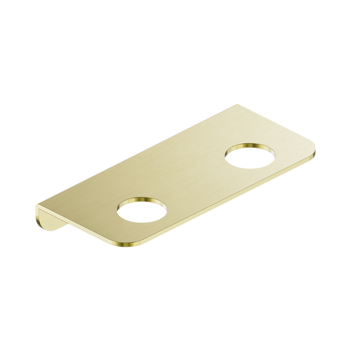Nero Mecca Double Soap Bottle Holder - Brushed Gold