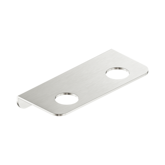Nero Mecca Double Soap Bottle Holder - Brushed Nickel