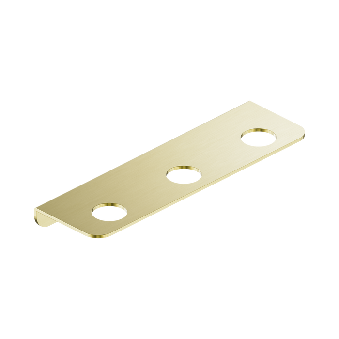 Nero Mecca Triple Soap Bottle Holder - Brushed Gold