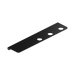 Nero Mecca Triple Soap Bottle Holder With Shelf - Matte Black
