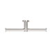 Nero NR1986dBN Mecca Double Toilet Roll Holder Brushed Nickel image 2 | SKU: NR1986DBN