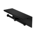 Nero Mecca Double Toilet Roll Holder With Shelf - Matte Black
