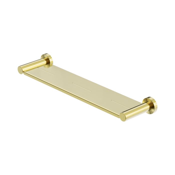 Nero Mecca Metal Shower Shelf - Brushed Gold