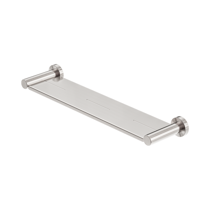 Nero Mecca Metal Shower Shelf - Brushed Nickel