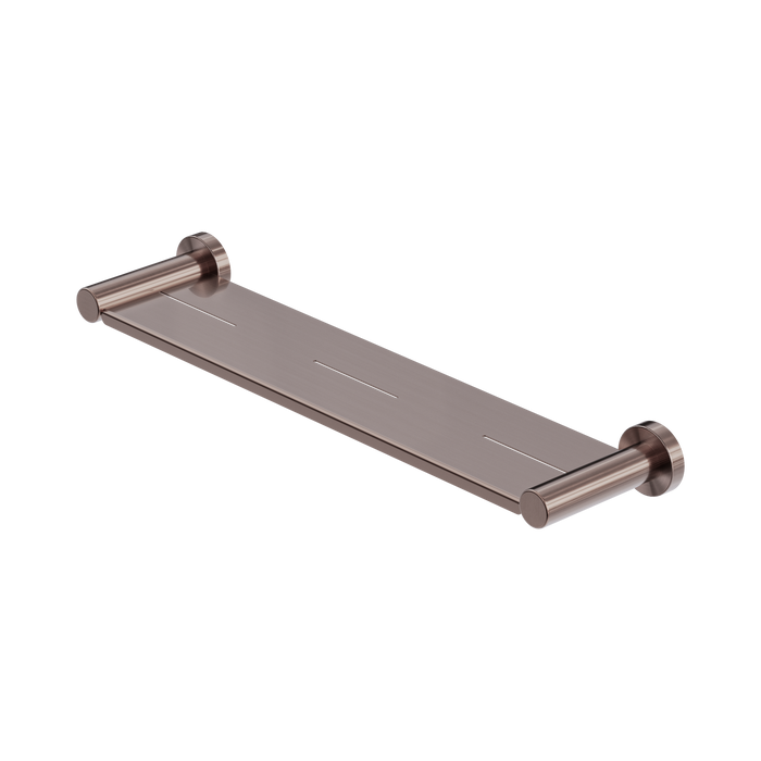 Nero Mecca Metal Shower Shelf - Brushed Bronze