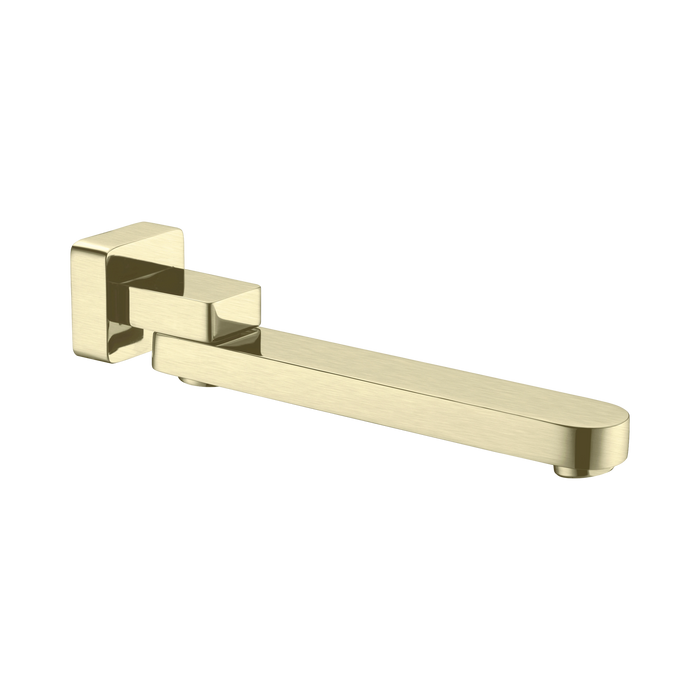 Nero Bianca Swivel Bath Spout Only - Brushed Gold
