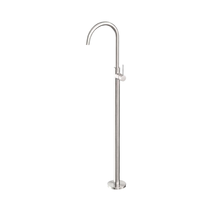 Nero Mecca Freestanding Bath Mixer - Brushed Nickel