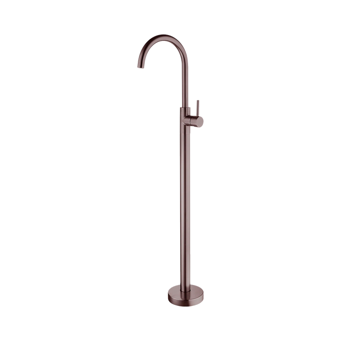 Nero Mecca Freestanding Bath Mixer - Brushed Bronze
