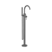Nero Mecca Round Freestanding Mixer With Hand Shower - Gun Metal