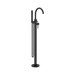 Nero Mecca Round Freestanding Mixer With Hand Shower - Matte Black
