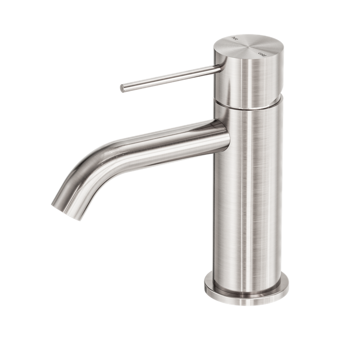 Nero Mecca Basin Mixer - Brushed Nickel