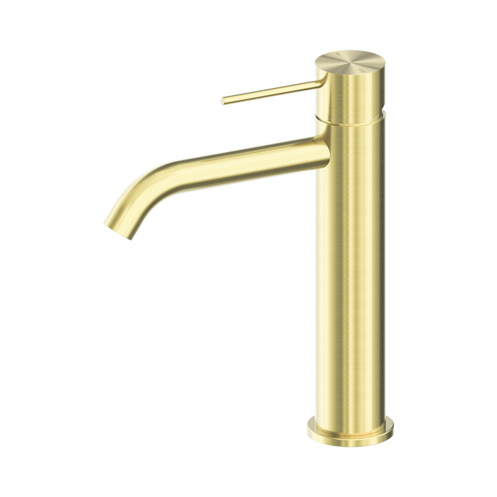 Nero Mecca Mid Tall Basin Mixer - Brushed Gold