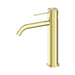 Nero Mecca Mid Tall Basin Mixer - Brushed Gold