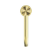 Nero NR221901EBG Mecca Mid Tall Basin Mixer Brushed Gold image 2 | SKU: NR221901EBG