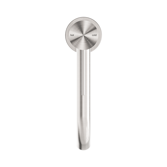 Nero NR221901EBN Mecca Mid Tall Basin Mixer Brushed Nickel image 2 | SKU: NR221901EBN