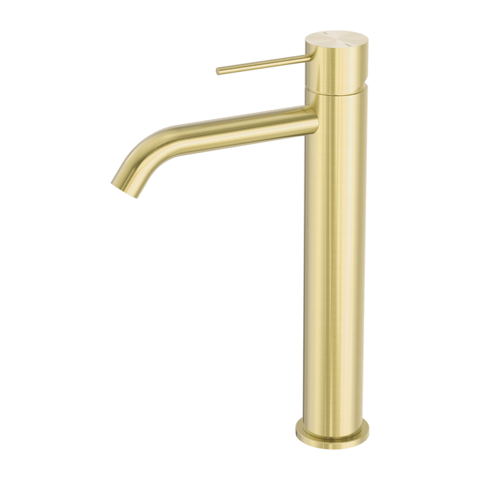 Nero Mecca Tall Basin Mixer - Brushed Gold