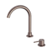 Nero Mecca Hob Basin Mixer Round Swivel Spout - Brushed Bronze