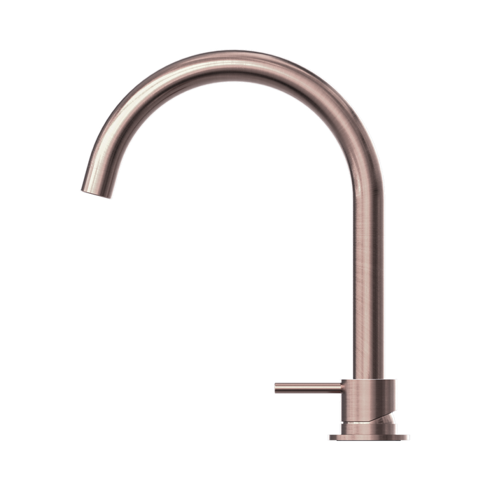 Nero NR221901bBZ Mecca Hob Basin Mixer Round Swivel Spout Brushed Bronze image 3 | SKU: NR221901BBZ