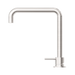 Nero NR221901cBN Mecca Hob Basin Mixer Square Swivel Spout Brushed Nickel image 3 | SKU: NR221901CBN