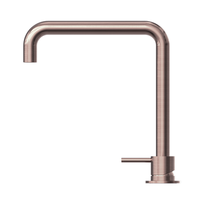 Nero NR221901cBZ Mecca Hob Basin Mixer Square Swivel Spout Brushed Bronze image 3 | SKU: NR221901CBZ