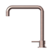 Nero NR221901cBZ Mecca Hob Basin Mixer Square Swivel Spout Brushed Bronze image 3 | SKU: NR221901CBZ