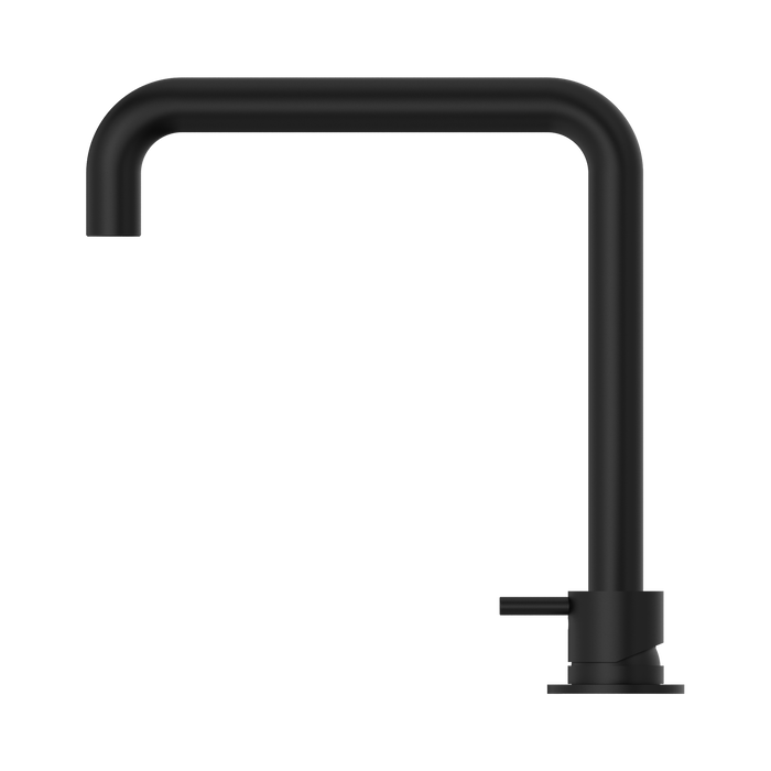 Nero NR221901cMB Mecca Hob Basin Mixer Square Swivel Spout Matte Black image 3 | SKU: NR221901CMB