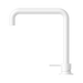 Nero NR221901cMW Mecca Hob Basin Mixer Square Swivel Spout Matte White image 2 | SKU: NR221901CMW