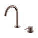 Nero Mecca Hob Basin Mixer Set Arc Spout - Brushed Bronze