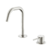 Nero Mecca Hob Basin Mixer Set Edge Spout - Brushed Nickel