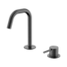 Nero Mecca Hob Basin Mixer Set Edge Spout - Gun Metal
