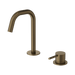 Nero Mecca Hob Basin Mixer Set Edge Spout - Tumbled Antique Brass