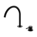 Nero Mecca Hob Bath/Kitchen Mixer Set Arc Spout - Matte Black