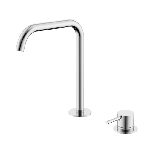Nero Mecca Hob Bath/Kitchen Mixer Set Edge Spout - Chrome