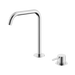 Nero Mecca Hob Bath/Kitchen Mixer Set Edge Spout - Chrome