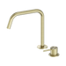 Nero Mecca Hob Bath/Kitchen Mixer Set Edge Spout II - Brushed Gold
