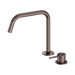 Nero Mecca Hob Bath/Kitchen Mixer Set Edge Spout II - Brushed Bronze