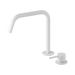 Nero Mecca Hob Bath/Kitchen Mixer Set Edge Spout II - Matte White