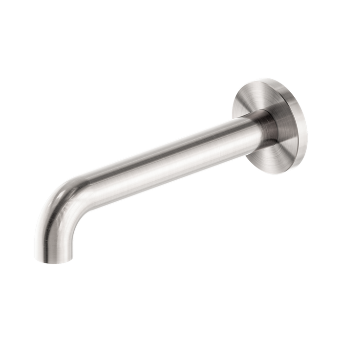 Nero Mecca Basin/Bath Spout Only 230mm - Brushed Nickel
