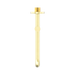 Nero NR221903GBG Mecca Wall Mounted Swivel Bath Spout Only 225mm Brushed Gold image 2 | SKU: NR221903GBG