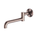 Nero Mecca Wall Mounted Swivel Bath Spout Only 225mm - Brushed Bronze