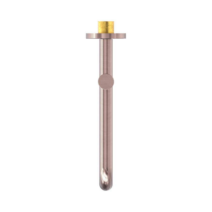 Nero NR221903GBZ Mecca Wall Mounted Swivel Bath Spout Only 225mm Brushed Bronze image 2 | SKU: NR221903GBZ