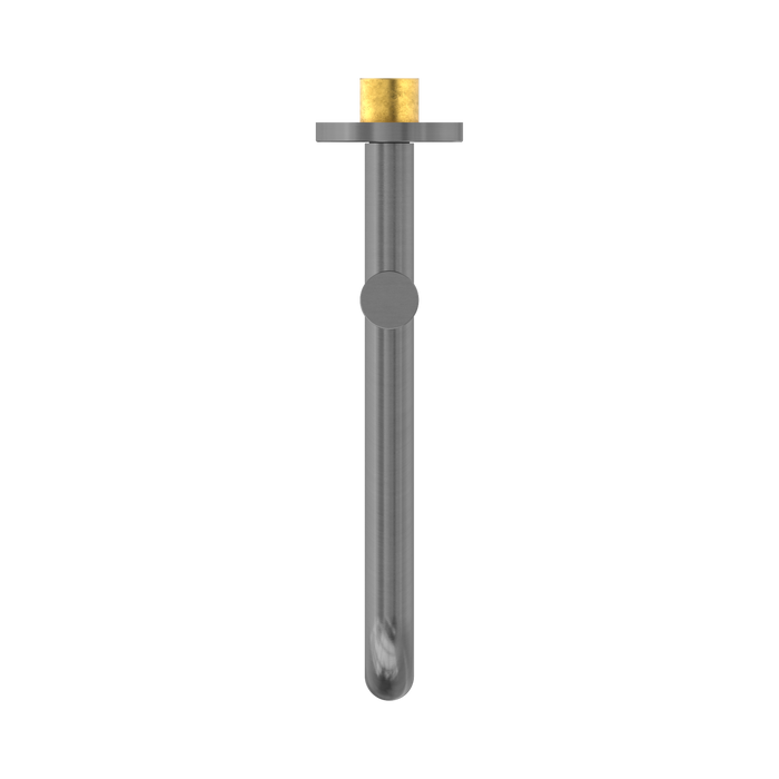 Nero NR221903GGM Mecca Wall Mounted Swivel Bath Spout Only 225mm Gun Metal image 2 | SKU: NR221903GGM