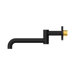 Nero NR221903GMB Mecca Wall Mounted Swivel Bath Spout Only 225mm Matte Black image 3 | SKU: NR221903GMB