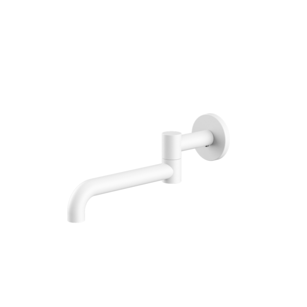 Nero Mecca Wall Mounted Swivel Basin/Bath Spout Only 225mm